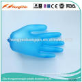 Blue Powder Free Vinyl Gloves in safety latex free